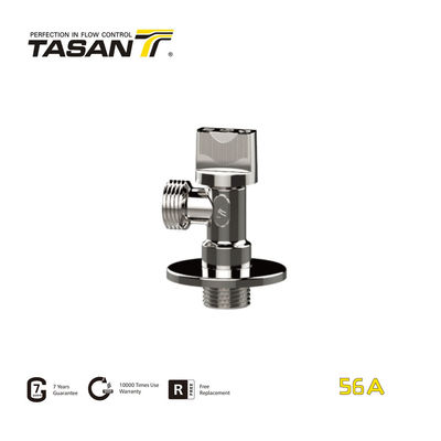 Soupape d'angle en laiton à filetage DIN EN 10226-1 et BS21 pour conditions de haute pression 56A