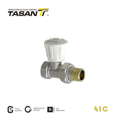 Valves droites en laiton filetées de radiateur de vannes TASAN pour des oléoducs 41C