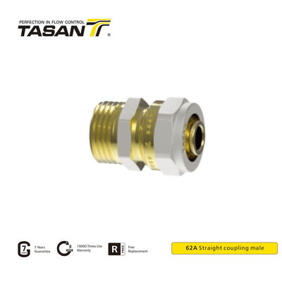 Conditions de haute pression Raccord union à compression Adaptateur mâle en laiton 25 mm 62 A
