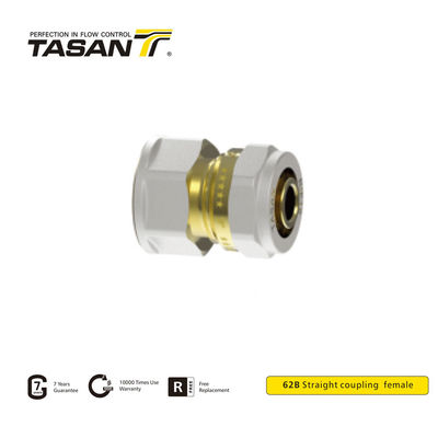 Raccords à compression en laiton de 32 mm Raccord droit en laiton femelle antirouille 62B