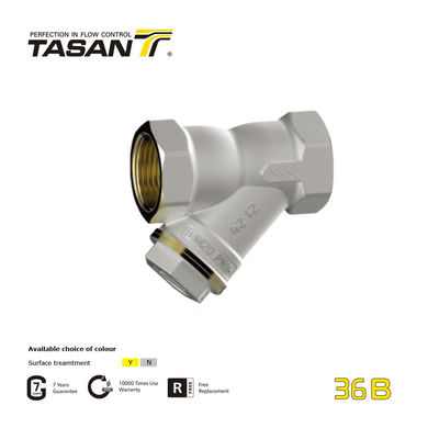 ANSI 1.6Mpa BSP NPT 1 pouce en laiton clapet anti-retour eau Y crépine 36B
