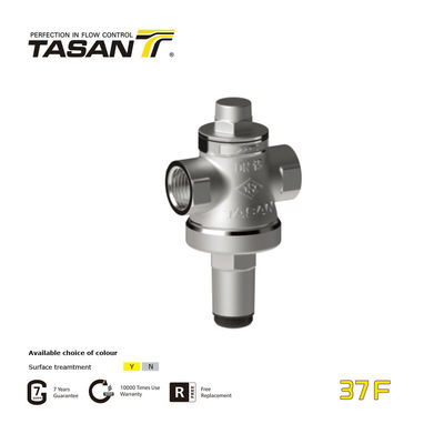 Vanne de réduction de pression d'eau manuelle personnalisable de 1 pouce antirouille 37F