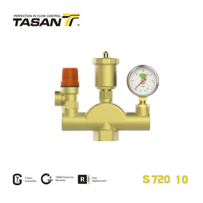 Collecteurs d'eau en laiton PN40 femelle X femelle séparateur d'air combiné S720 10