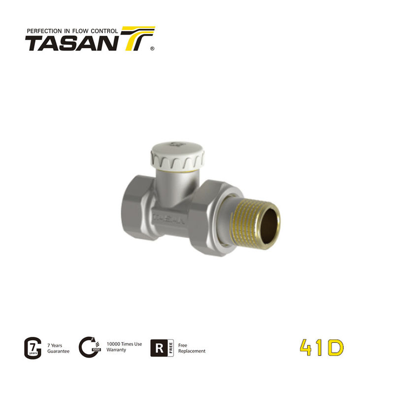 10 barres ont forgé la résistance à l'usure droite 41D de valve de radiateur de valve de radiateur
