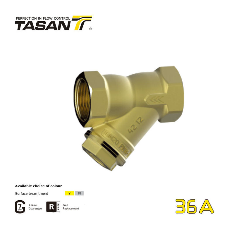 ISO9001 3/8 pouces ~ 4 pouces en laiton clapet anti-retour en laiton Y filtre ANSI 1.6Mpa 36A